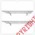 8177438 00967 Hyloft Wall Shelf In White Set Of 2 817743009678 8177438 00967 Hyloft Wall Shelf In White Set Of 2 817743009678