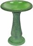 Fm-2470g-np 017783024208 Exaco Endura Clay Bird Bath Green Fm-2470g-np 017783024208 Exaco Endura Clay Bird Bath Green