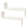 031742080982 Atlantic Infiniti Modular Shelf White 031742080982 Atlantic Infiniti Modular Shelf White