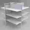 11911-2 3x11911 Fixturedisplays Gondola Frames Four Way Rack With 12 Standard Wal-mart 30 Shelves 816048024973 11911-2 3x11911 Fixturedisplays Gondola Frames Four Way Rack With 12 Standard Wal-mart 30 Shelves 816048024973