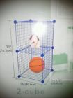 14x16x30 Wire Organizer System Office Home Cube Garage Blue Closet Shelving 14x16x30 Wire Organizer System Office Home Cube Garage Blue Closet Shelving