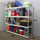 Sr-2x8x7-w4l 150682 Saferacks Freestanding Steel Garage Shelving Unit White