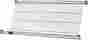 92417914 1836sl Quantum Storage Systems 36 Wide X 1 High 18 Deep Chrome Slanted Wire Shelf 651588057056