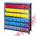 1875-624bl Quantum Storage Open Shelving System With Various Euro Drawers 1875-624bl Quantum Storage Open Shelving System With Various Euro Drawers