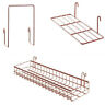 194912448323 Unbrand Pcs Rose Gold Grid Basket With Hooks 194912448323 Unbrand Pcs Rose Gold Grid Basket With Hooks