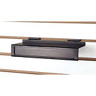 1997-4blk-02100 Slatwall Shelves Count Of 4 1997-4blk-02100 Slatwall Shelves Count Of 4