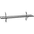 1997-8wir-030108 Black Shelves Count Of 8 New Retails Wire Pegboard Shelf Measures 23w X 4d 1997-8wir-030108 Black Shelves Count Of 8 New Retails Wire Pegboard Shelf Measures 23w X 4d