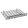 1997-8wir-04911 Wire Gridwall Shelves Case Of New Retails Black Flat