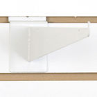 1997-wht-01708 White Shelf Bracket Set Of 100 New Retails Heavy Duty Slatwall 12 1997-wht-01708 White Shelf Bracket Set Of 100 New Retails Heavy Duty Slatwall 12