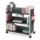Saf5335bl 2 40 Book 41-1 Ea 17-1 6-shelf Scoot - Black Cart Safeco Saf5335bl 2 40 Book 41-1 Ea 17-1 6-shelf Scoot - Black Cart Safeco