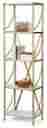 20658 Hip Vintage Bismark 84 H Four Shelf Shelving Unit