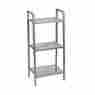 2155-1 Household Essentials Free-standing 45.5 H Three Shelf Shelving Unit 040071200701 2155-1 Household Essentials Free-standing 45.5 H Three Shelf Shelving Unit 040071200701