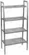 2156-1 Household Essentials Free-standing 46.5 H Four Shelf Shelving Unit 040071200718 2156-1 Household Essentials Free-standing 46.5 H Four Shelf Shelving Unit 040071200718
