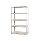 Ab312122 24 84 Commercial 5 Shelf Unit Shelving Industrial Sand 48 Strength Ab312122 24 84 Commercial 5 Shelf Unit Shelving Industrial Sand 48 Strength