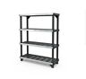 242820 Keter Plastic Freestanding Shelving Unit 731161054242