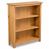 244468 Vidaxl Solid Oak Wood Bookcase Book Shelves Cabinets 8718475533177
