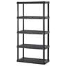 07451127326307 26307 Shelving Unit Black Tier Plastic Storage Organizer 7451127326307 07451127326307 26307 Shelving Unit Black Tier Plastic Storage Organizer 7451127326307