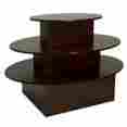 Db-62045 3-tier Unbranded Generic Oval Merchandiser Display Table Retail Clothing Stand Choco Knockdown New Db-62045 3-tier Unbranded Generic Oval Merchandiser Display Table Retail Clothing Stand Choco Knockdown New
