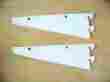 32-6 Reeve Shelf Bracket 6 Knife Edge White 10pc