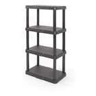 339942-jck Blue Hawk Haw Plastic Freestanding Shelving Storages New