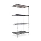 36w 24d Kit Black 72h 4 Wire Shelves Shelving Starter 36w 24d Kit Black 72h 4 Wire Shelves Shelving Starter