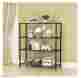 Eh-wsthdus-004mb 36x54x14 Kauflandia Wire Storage Shelf Unit In Black Rack Organizer 4-tier Shelves Office Eh-wsthdus-004mb 36x54x14 Kauflandia Wire Storage Shelf Unit In Black Rack Organizer 4-tier Shelves Office