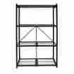 R5-01 4-shelf Origami General Purpose Steel Collapsible Storage Rack Large New 714129870238 R5-01 4-shelf Origami General Purpose Steel Collapsible Storage Rack Large New 714129870238