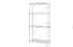 Pws351471-4w 4-tier Edsal 71 In H X 35 W 14 D White Perforated Steel Shelving Pws351471-4w 4-tier Edsal 71 In H X 35 W 14 D White Perforated Steel Shelving
