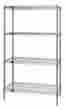 Wr74-2448c 4-tier Quantum Freestanding Shelving Unit Storage Organizer Furniture Shelf 74 In Height Wr74-2448c 4-tier Quantum Freestanding Shelving Unit Storage Organizer Furniture Shelf 74 In Height