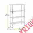 4-tiers 000000 Amazonbasics Shelving Shelves Heavy Duty Storage Chrome Fast Free Shipping 4-tiers 000000 Amazonbasics Shelving Shelves Heavy Duty Storage Chrome Fast Free Shipping