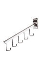 5-j-hook 40115-5 Sswbasics Waterfall Chrome Faceout For Wire Grid Pack 840015411732