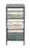 7586470 42515 Cole Grey Metal And Wood 32 H Three Shelf Shelving Unit 758647425150