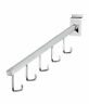 45103 Chrome Hooks Slatwall Peg Slat Wall Retail Display Waterfall