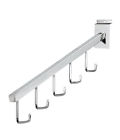 45110 Chrome Hooks Slatwall Peg Slat Wall Retail Display Waterfall