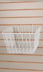 45131 X 6 Gridwall Wire Baskets White Grid Slatwall Pegboard Powder Coat 45131 X 6 Gridwall Wire Baskets White Grid Slatwall Pegboard Powder Coat