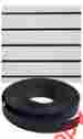 45237 Unbranded Generic Vinyl Inserts Slatwall Panel Black Shelving Display 130 Ft 4 Rolls Decorative 45237 Unbranded Generic Vinyl Inserts Slatwall Panel Black Shelving Display 130 Ft 4 Rolls Decorative