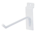45303 Slatwall Hooks White Peg Slat Wall Retail Display Tubing Metal