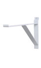 45331-3 Sswbasics Inch White Contemporary Shelf Bracket For Slatwall 840015411176