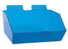 45343 Slatwall Bins Dump Acrylic Blue Wire Grid Slat Wall Retail 45343 Slatwall Bins Dump Acrylic Blue Wire Grid Slat Wall Retail