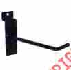 45402 Unbranded Generic 200 Pc Black 6 Slatwall Peg Hooks Slat Wall Display 6mm Diameter Tubing Metal