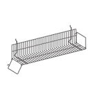 48 Slatwall Video Dvd Book Shelf 3 Pcs Black Fits Standard Slat Wall Panel 0741360530959