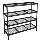 4shelves Gray Wire Corrosion Shelving Unit Resist Combination 11 " 31