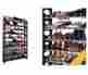 50-pair-4959 Tier Wonlane Modern Retail Shoe Display Storage Rack Stand Closet Organizer Boots Shelf New 723436106794