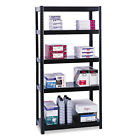 5247bl Safco Boltless Steel Shelving Black 073555524727 5247bl Safco Boltless Steel Shelving Black 073555524727