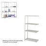 5286gr Safco Products Industrial Wire Shelving Unit 073555528633 5286gr Safco Products Industrial Wire Shelving Unit 073555528633