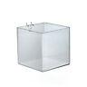 556109 Azar Displays Cube Bin For Pegboard Or Slatwall 0705105141985