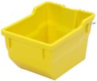 57610 Blue Hawk Yellow Plastic Bin Stacking Nestable 820909576105