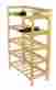 5843 Unbranded Bamboo Tiki 5 Shelf Patio Deck Or Indoor Wine Rack Display 5843 Unbranded Bamboo Tiki 5 Shelf Patio Deck Or Indoor Wine Rack Display