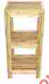 5847 Bamboo Tiki 3 Tier Square Shelf Rack Free Shipping 5847 Bamboo Tiki 3 Tier Square Shelf Rack Free Shipping