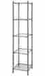 60556 Unbranded Generic Open Display Tower Steel Silver 18 X 77 Retail Shelves Boutiques Salons 60556 Unbranded Generic Open Display Tower Steel Silver 18 X 77 Retail Shelves Boutiques Salons
